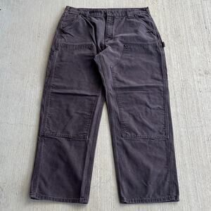 Carhartt B136 DKB brown double knee work wear carpenter pants